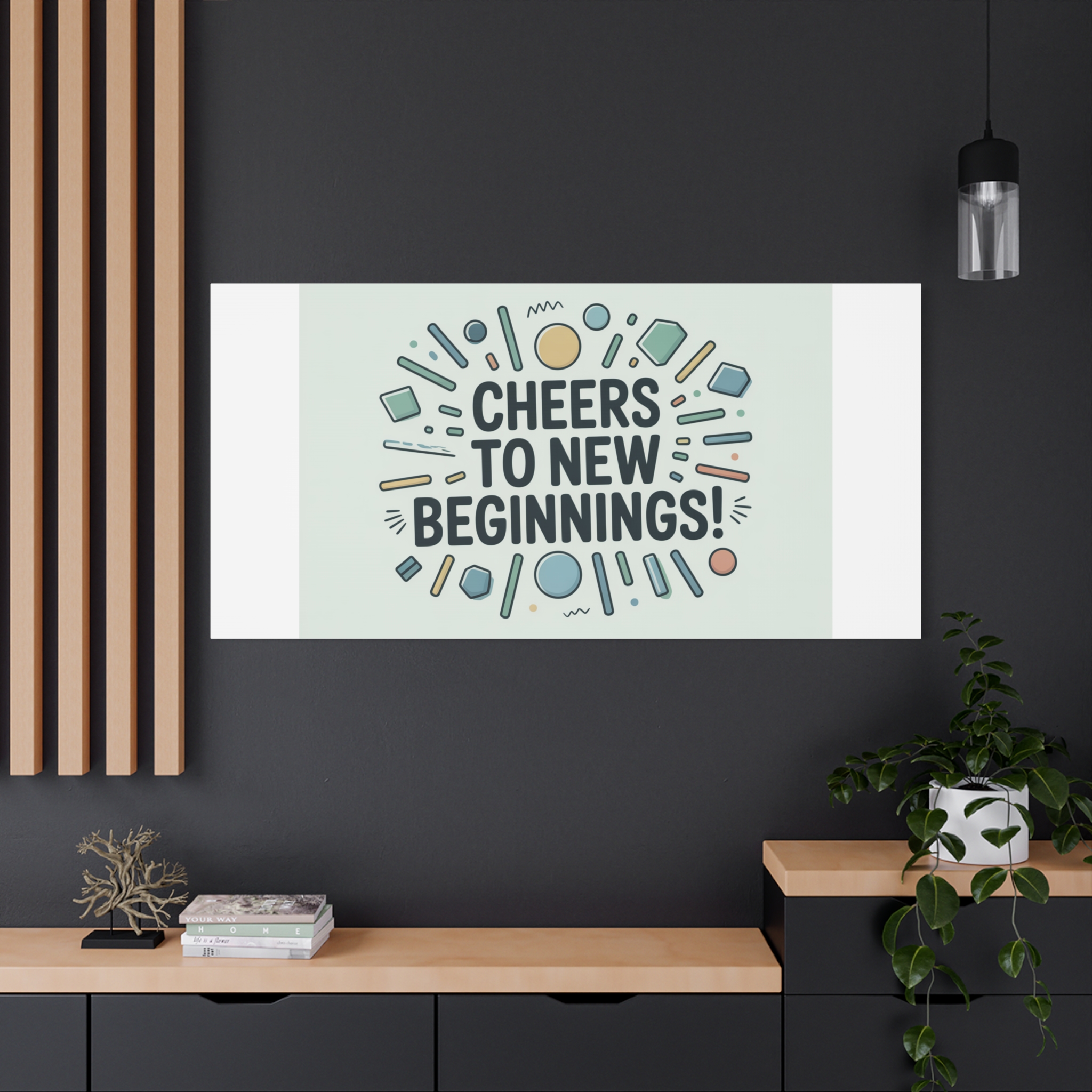 Cheers to New Beginnings Canvas | 2026 goals, new year motivation - Image 93