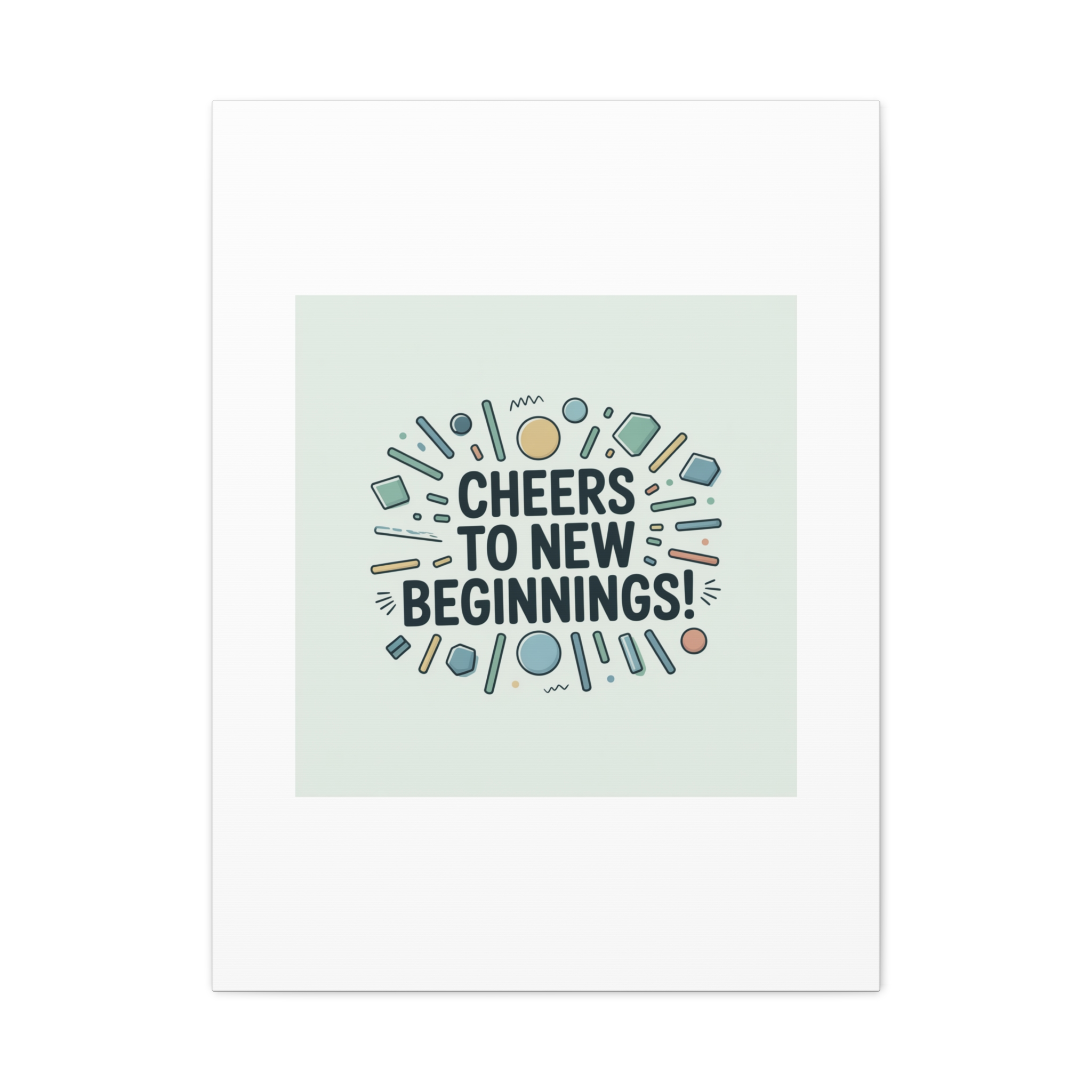 Cheers to New Beginnings Canvas | 2026 goals, new year motivation - Image 157