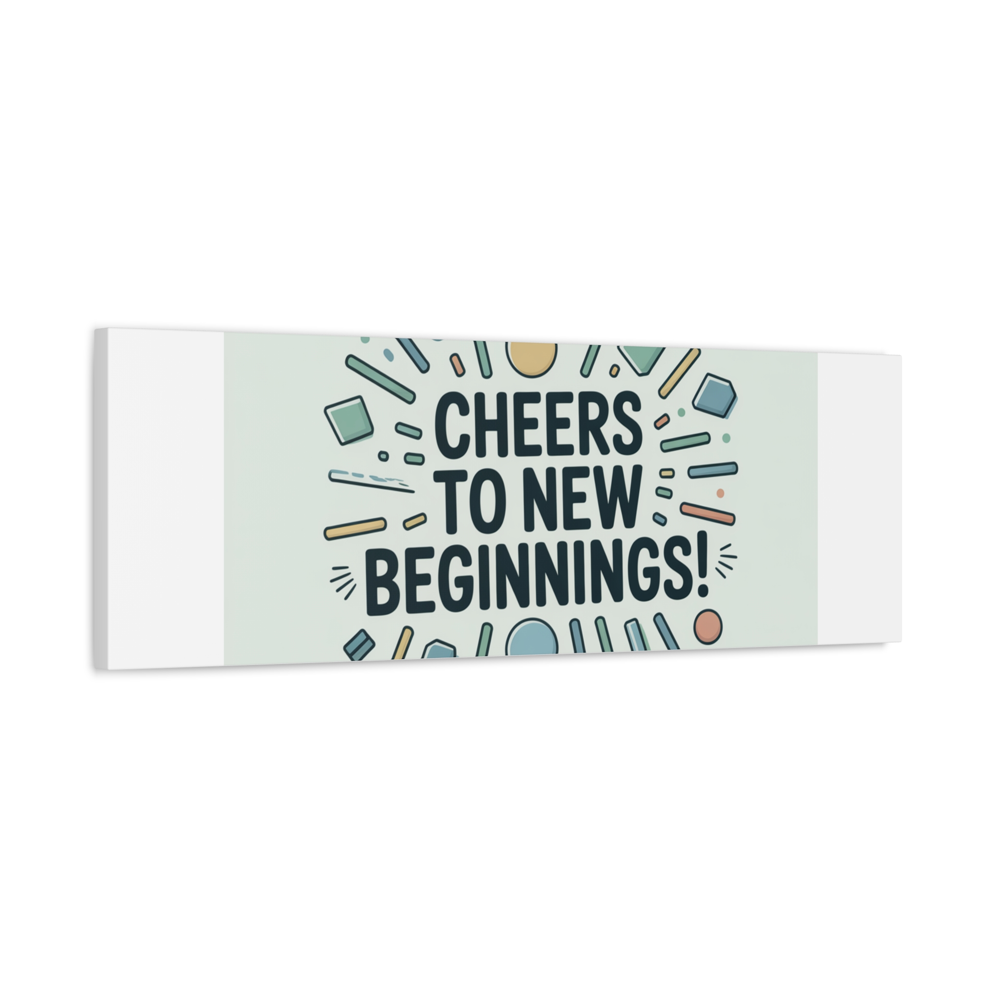 Cheers to New Beginnings Canvas | 2026 goals, new year motivation - Image 56