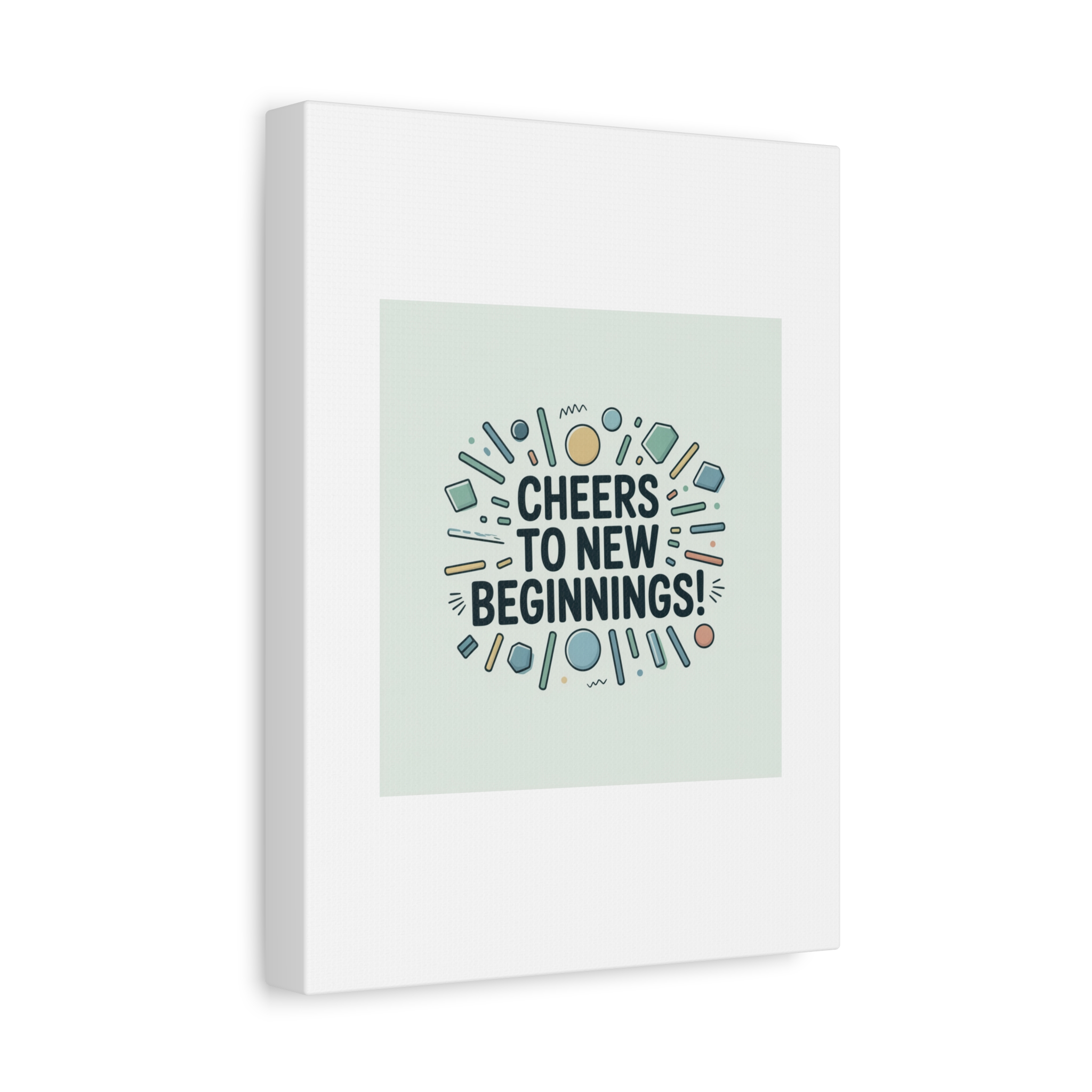Cheers to New Beginnings Canvas | 2026 goals, new year motivation - Image 103