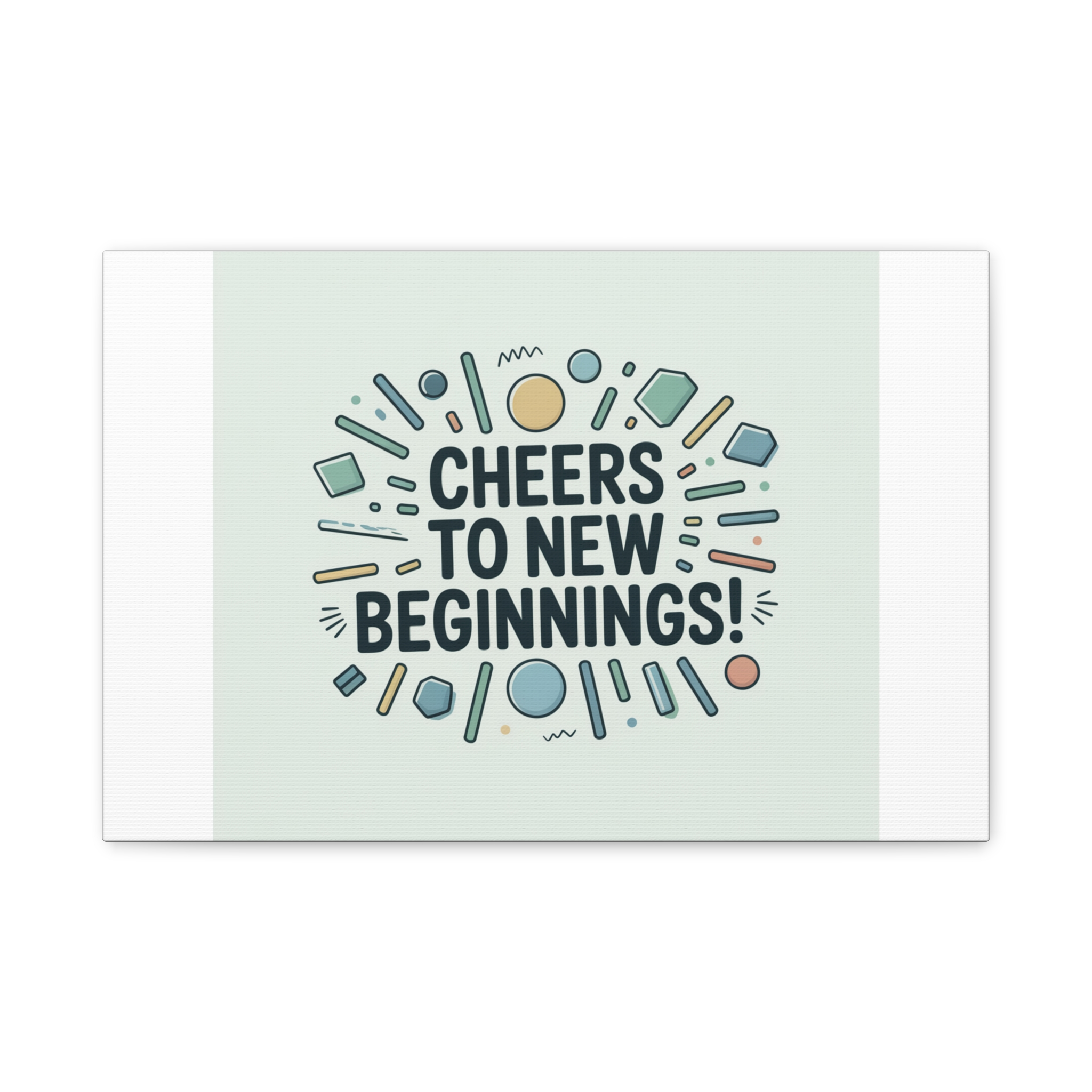 Cheers to New Beginnings Canvas | 2026 goals, new year motivation - Image 17
