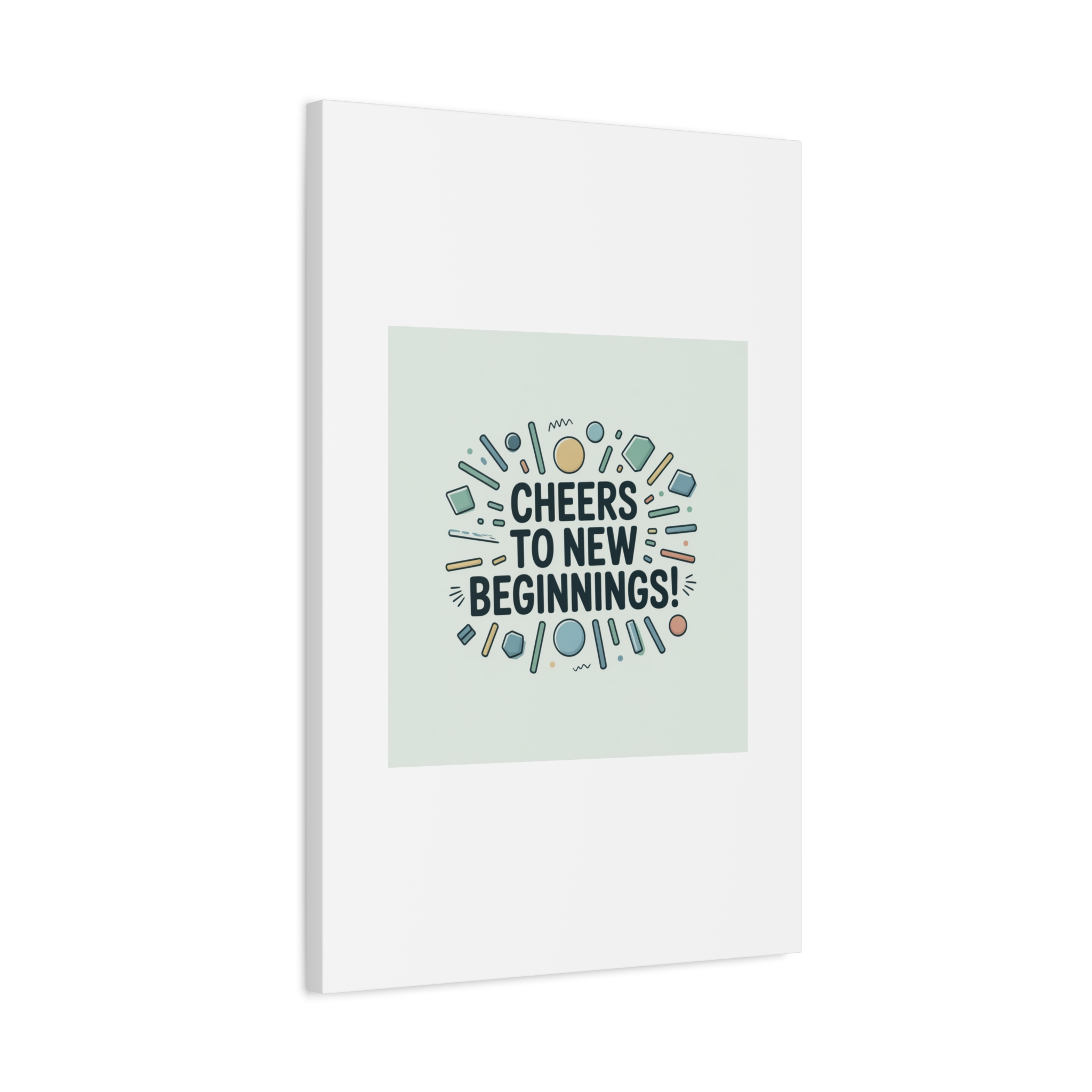 Cheers to New Beginnings Canvas | 2026 goals, new year motivation - Image 143