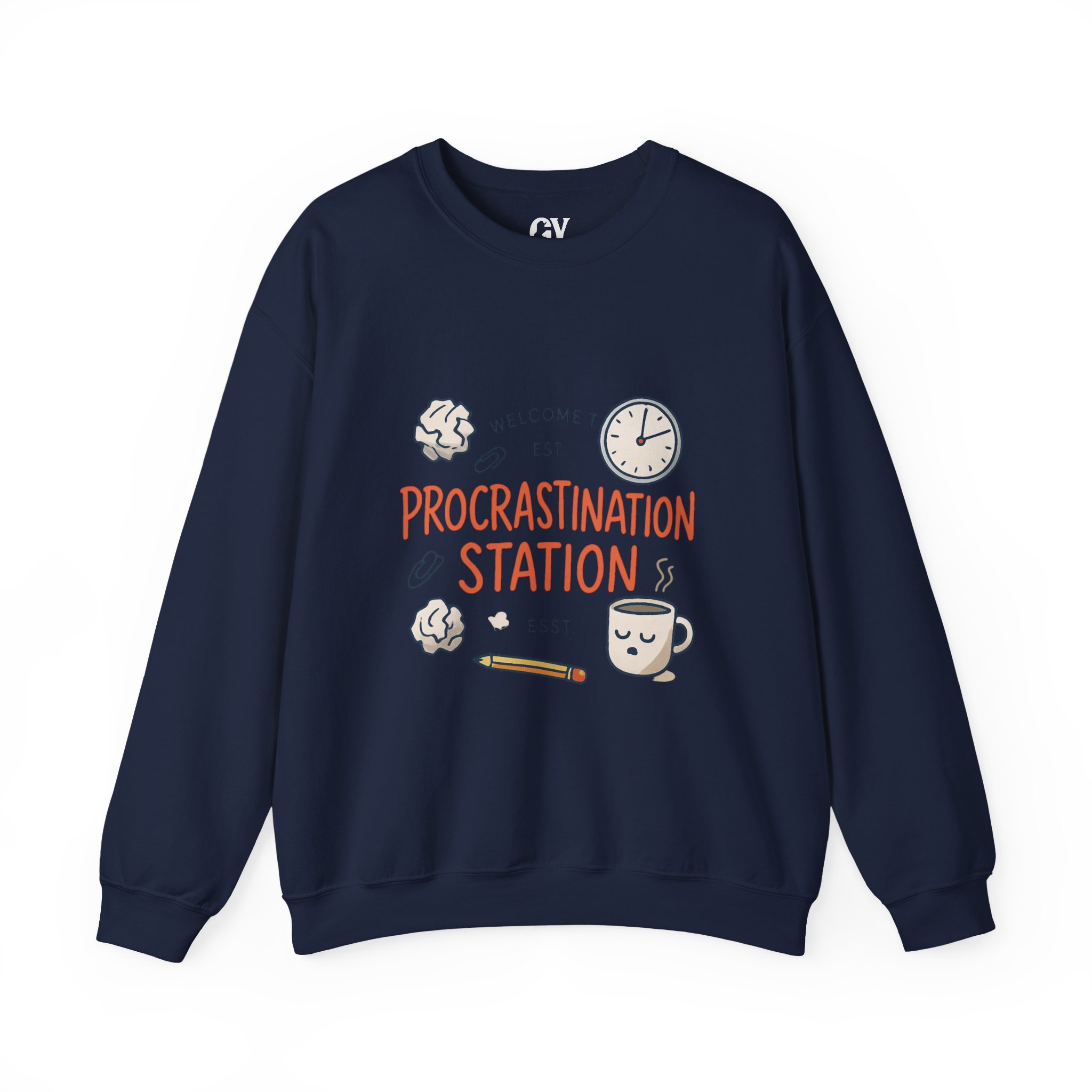 Procrastination Station Crewneck Sweatshirt - Image 14