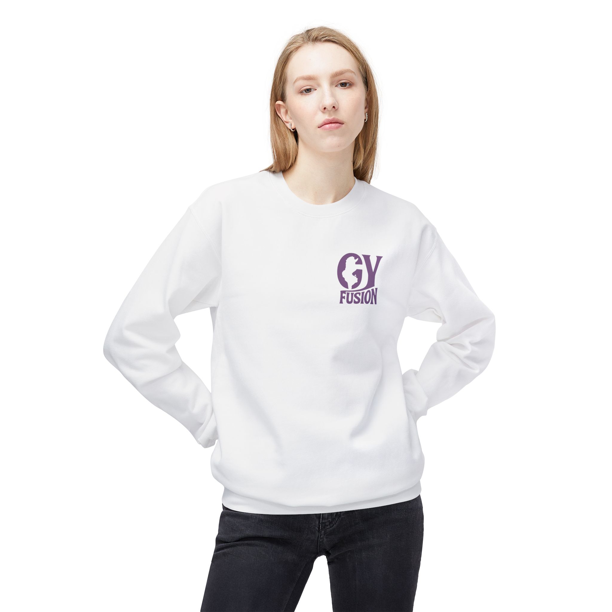 Unisex Midweight Softstyle Fleece Crewneck Sweatshirt - Image 3