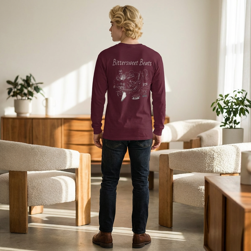 Long Sleeve Tee — 'Bitterweet Beats' - Image 4