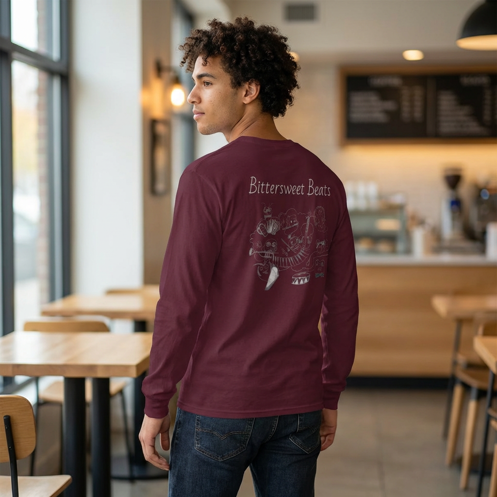 Long Sleeve Tee — 'Bitterweet Beats'