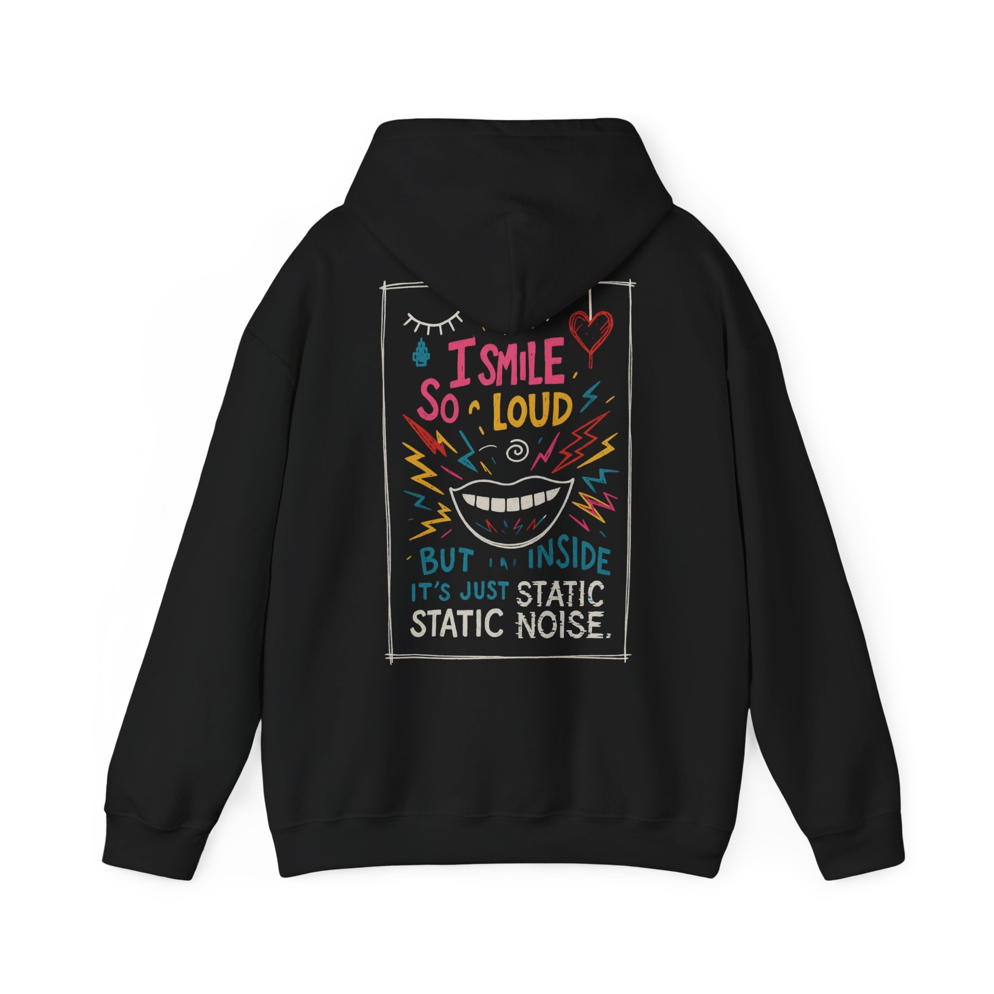 Hoodie It's Just Static Noise - Image 7
